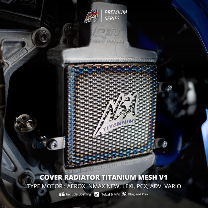Gambar Nsa Cover Radiator Titanium Mesh V1 Vario, Pcx, Nmax, Lexi, Adv Tutup Radiator Titanium Premium Series Titanium Grade 5 Pilihan Terbaik Untuk Anda! dari IkeuShopy undefined Tokopedia