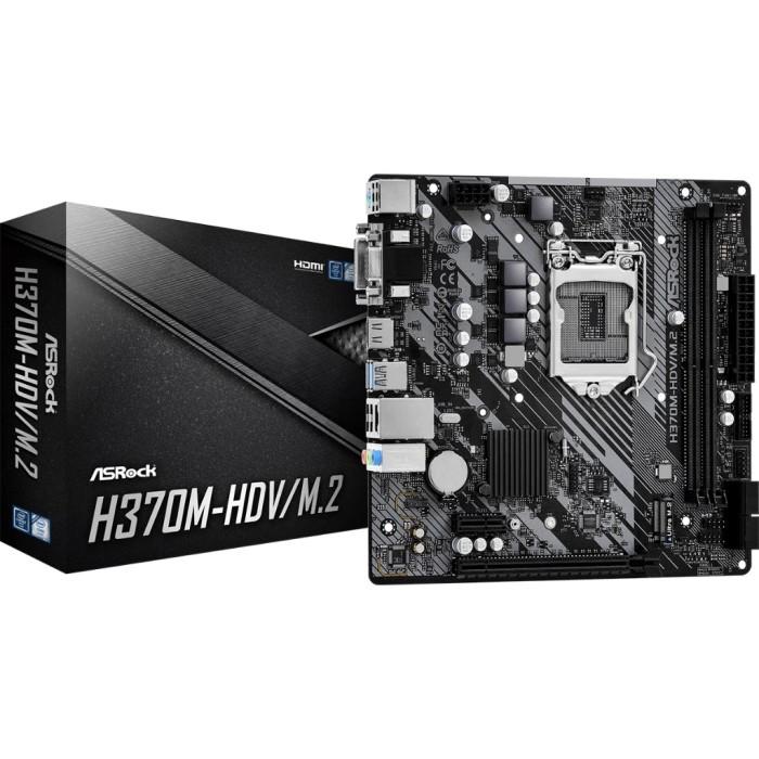 Motherboard Asrock H370m-hdvm2 Lga1151 H310 Ddr4 Usb31 Sata3