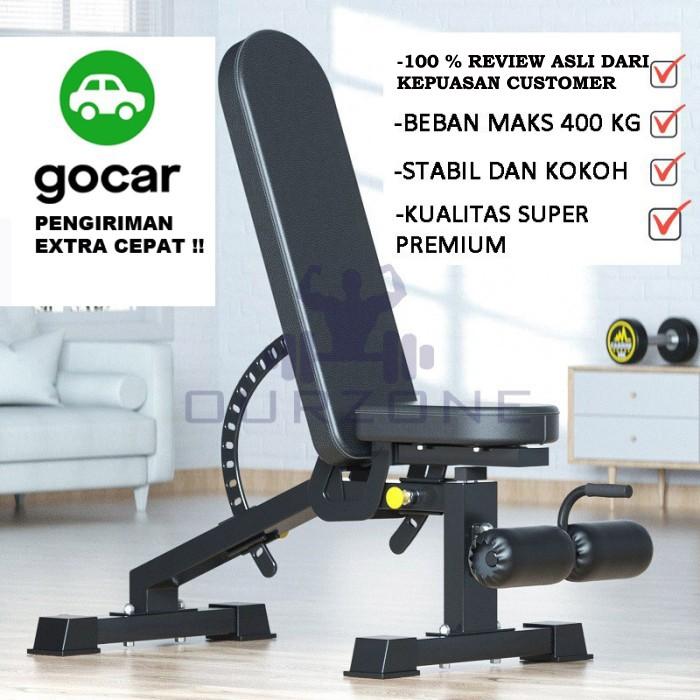 Jual Adjustable Bench Press Bangku Sit Up Multifungsi Kota
