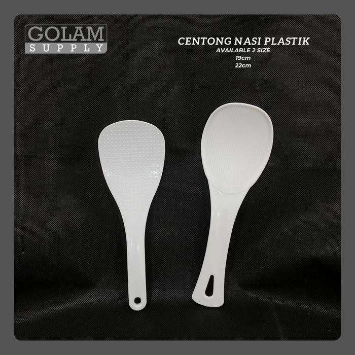 Gambar Sendok centong nasi plastik - 19cm dari Golam supply tangerang undefined 2 Tokopedia