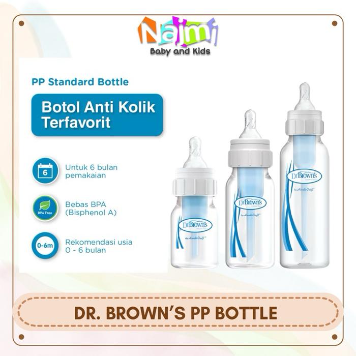 Drbrownss Pp Standard Baby Bottle Oz Oz Oz Botol Susu Dr Brown  Drbrowns Baby Bottle 60ml 120ml 250ml