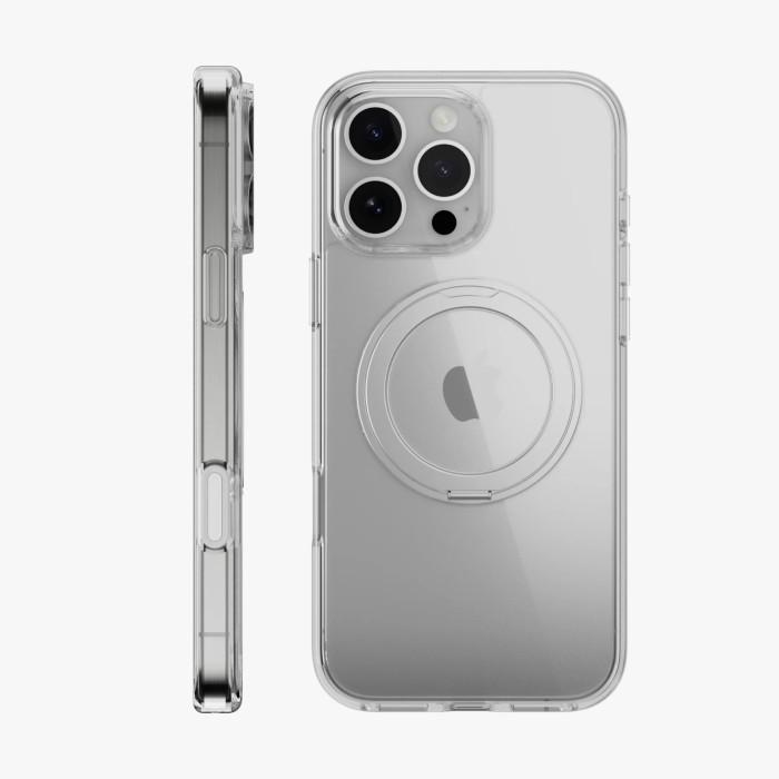 Gambar Case iPhone 16 Pro Max 16 Pro MagEasy MagStand 360 M Rotating Ring Magsafe Camera Control Button Edition - Transparent, iPhone 16 Pro dari Primary Cares Official undefined Tokopedia