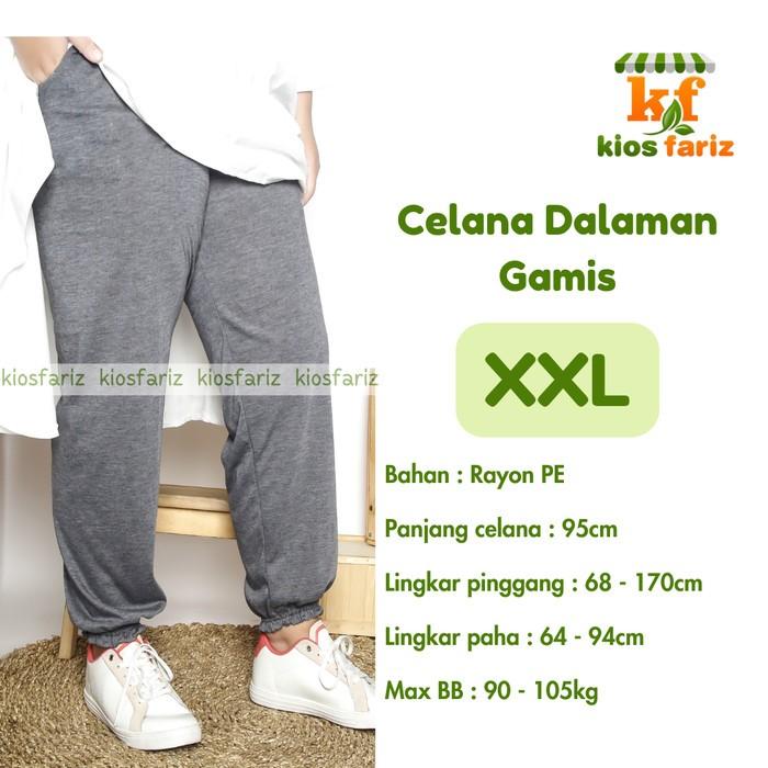 Gambar Paket Hemat Isi 3pcs Celamis Panjang | Celamis Panjang | Celana - XXL-Kerut, HitamMarunSage dari Kiosfariz undefined Tokopedia