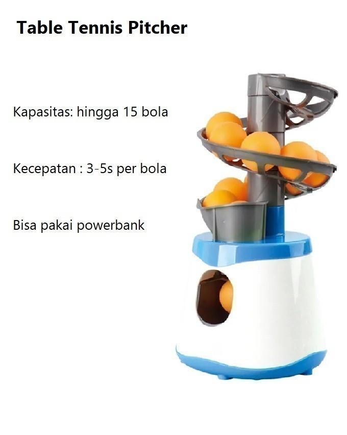 Gambar Table Tennis Pitcher Machine Alat Latihan Tenis Meja Pingpong Praktis - Biru dari Tanaga Online Shop Kota Administrasi Jakarta Barat Tokopedia