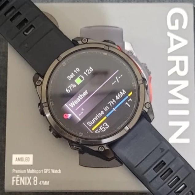 Garmin Fenix Sapphire Solar Smart Watch New