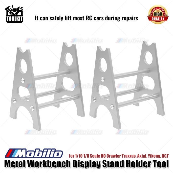 Jual Metal Workbench Display Stand Holder Tool for 1/8 1/10 RC Crawler ...