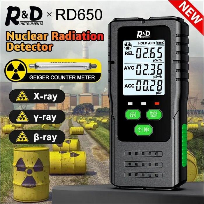 Gambar RD650 Geiger Counter Nuclear Radiation Detector X-ray -ray dari One Shopedia undefined Tokopedia