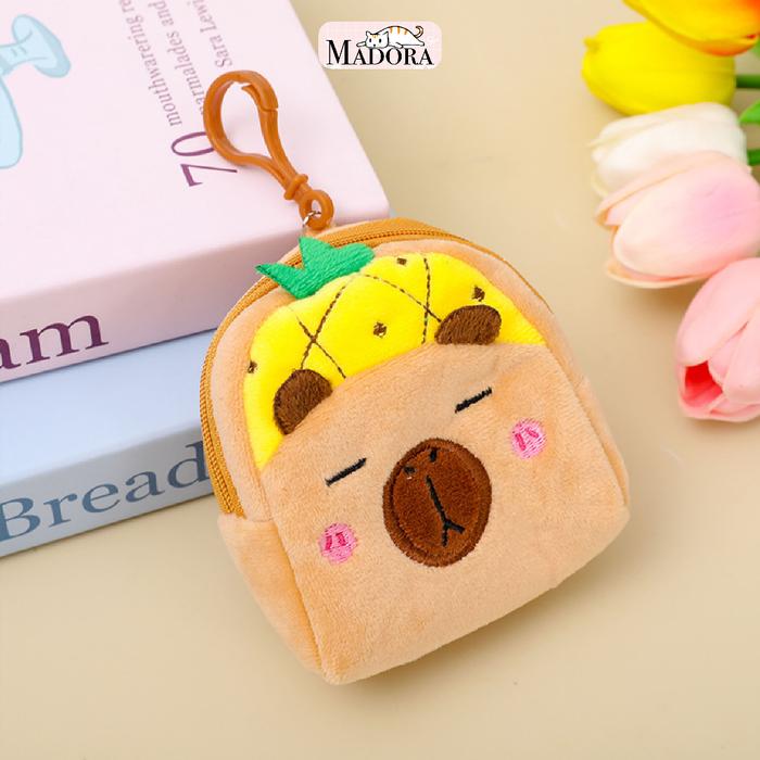 Gambar Madora Dompet Gantungan Kunci Karakter Hewan Capybara Lucu Penyimpan Koin - Nanas dari Madora Kota Administrasi Jakarta Utara Tokopedia