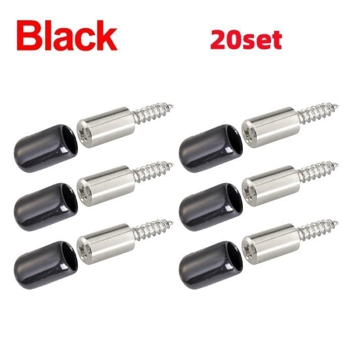 Gambar Sekrup Braket Partisi Sekrup Sekrup Self-Tapping Mendukung Kabinet - Hitam, 20pcs dari Mengirim-mall undefined Tokopedia