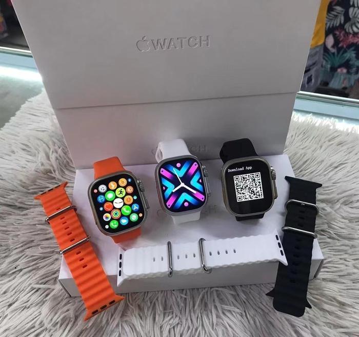 App1e Watch Ultra Smart Watch 2023 Iwatch Iphone 49mm 22inch Titanium  Case Bluetooth Call Ipx68 Waterproof Swim Alpine Loop Trail Loop Wireless 