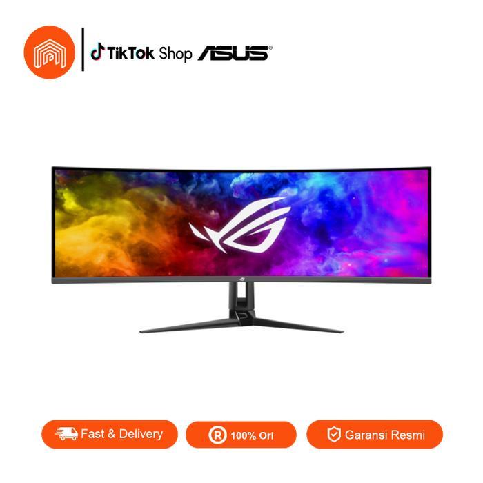 Monitor Led Gaming Rog Swift Oled Asus Pg49wcd 49 5120x1440 Curved Qd-oled  144hz 03ms Usb-c 90w G-sync Compatible Kvm