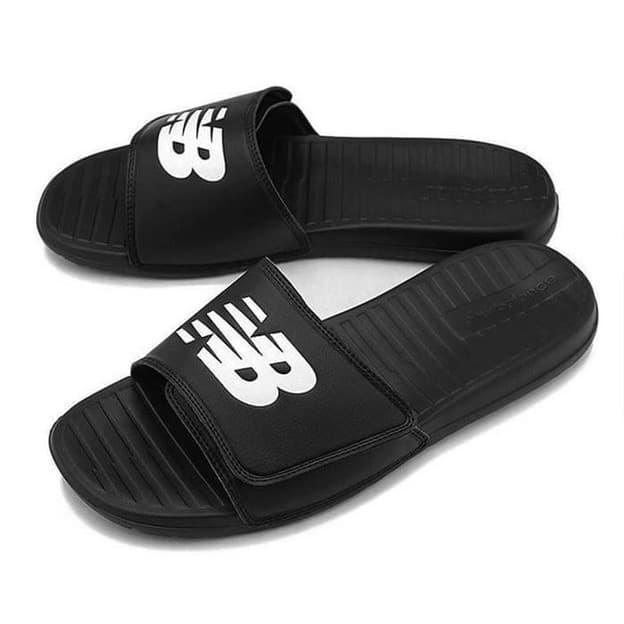 Gambar Sandal NB New Balance NB Slides SD230BK BLACK ORIGINAL dari Vintagaemart undefined Tokopedia