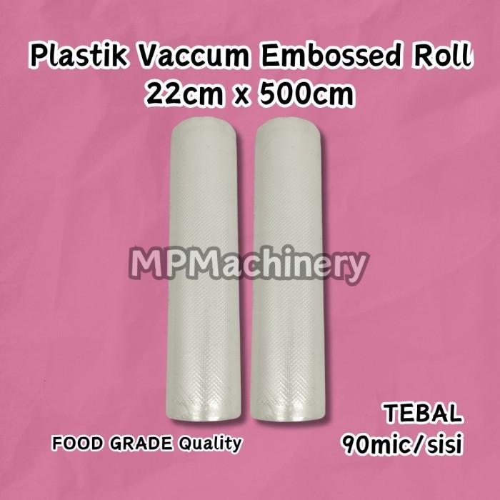 Gambar Vacuum ROLL Embossed 22x500 cm / Plastik Vakum Emboss Refill Ace Kris - 22cm Roll Wajik dari MPMachinery undefined Tokopedia