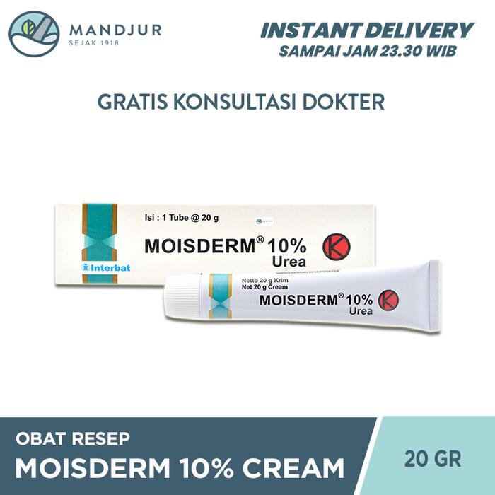 Gambar Moisderm 10% Cream 20 g / Urea / Psoriasis / Dermatitis dari Apotekmandjurofficial undefined Tokopedia