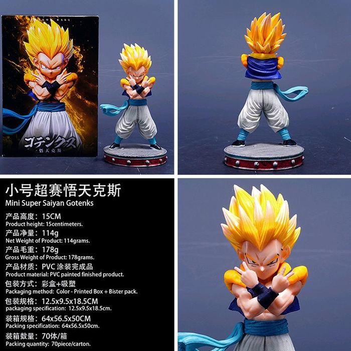 Gambar Action Figure Dragon Ball Z Fusion Saga Gotenks  Super Saiyan Ssj3 Besar Tinggi 15-17cm Anime - GOTENKS SS dari KIDDY STATION1 undefined Tokopedia