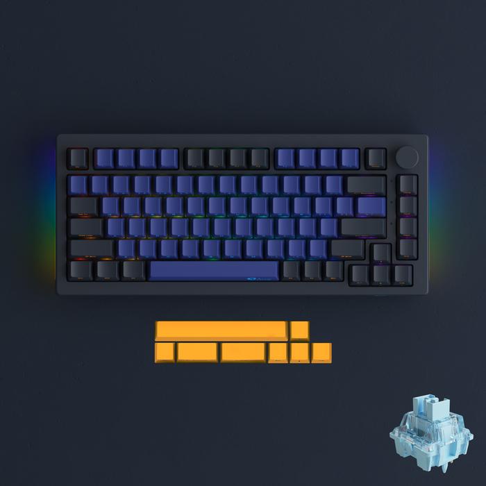 Akko 5075B Plus 75% RGB Hot-swappable echanical Keyboard with Knob in Akko 5075B Plus 75% RGB Hot-swappable echanical Keyboard with Knob in