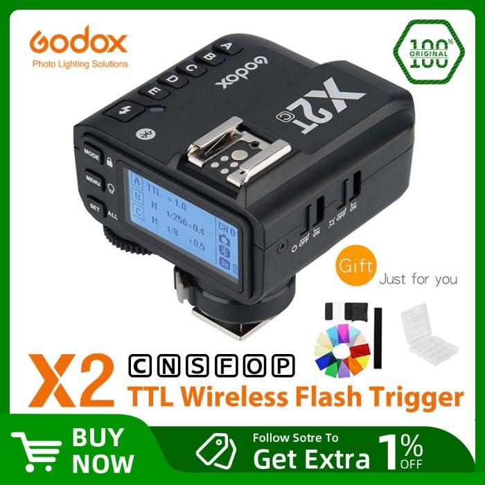 Jual Godox X2 Trigger X2T-C X2T-N X2T-S X2T-F X2T-O TTL HSS