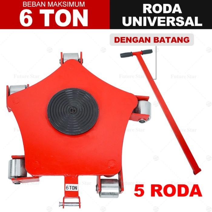 Promo Roda Pemindah Barang 6 -12 Ton Machinery Roller Mover Carrier ...