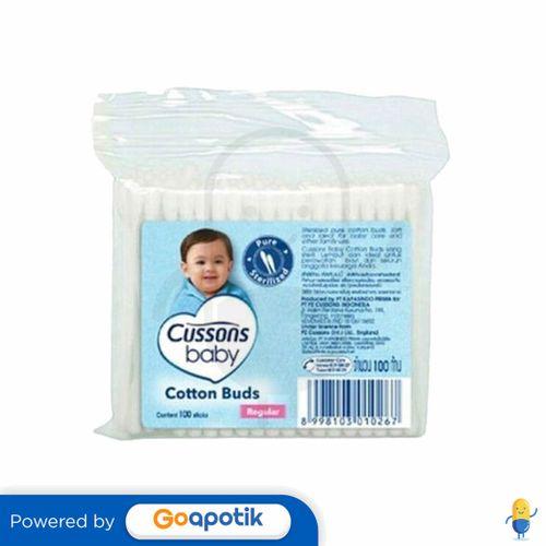 Gambar CUSSONS BABY COTTON BUDS REGULAR PACK 100 PCS dari Apotek Kosambi By GoApotik undefined Tokopedia