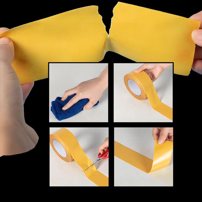 Gambar Lakban Kuning Double Tape Selotip Lem Perekat Kuat Dinding Isolasi DobleTip Serbaguna dari Anita Sarii10 undefined Tokopedia