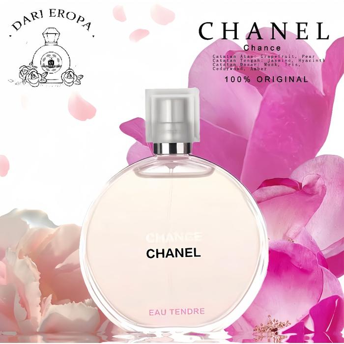 100 Originalchanel Chance Eau Tendre Edt Parfum Wanita 100ml Segartahan  Lama Anak Perempuan