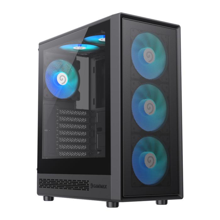 Gambar Casing PC Gamemax Storm 2 Mid Tower ATX Gaming Case Komputer - BLACK dari Starcomp Purwokerto undefined Tokopedia