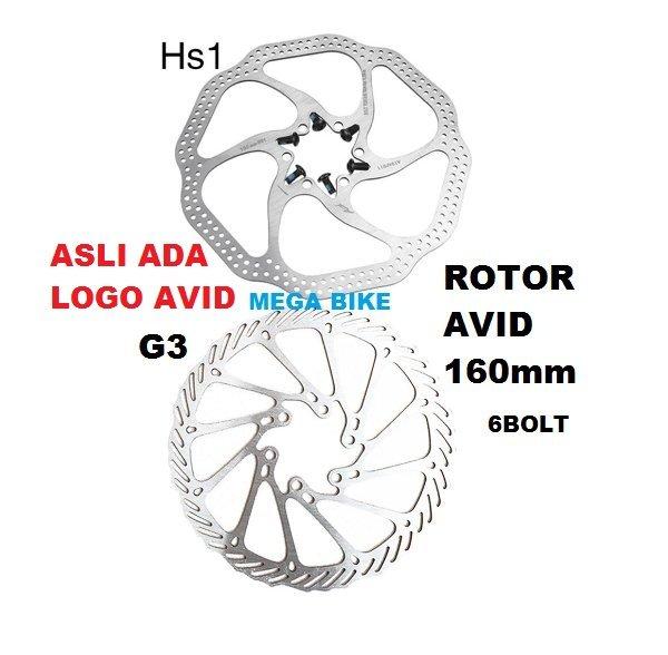 Jual Rotor Disc Brake Avid G3 Hs1 160Mm Inch Cakram Sepeda 160