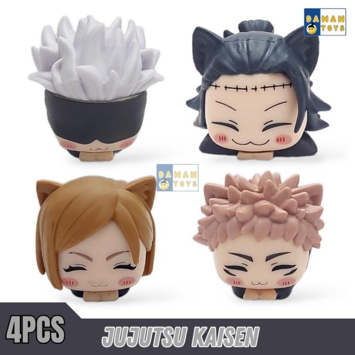 Gambar Jujutsu Kaisen Action Figure Kugisaki Nobara Neko Cat Ohiruneko Anime - 4Pcs JujutsuCat dari damantoys undefined Tokopedia
