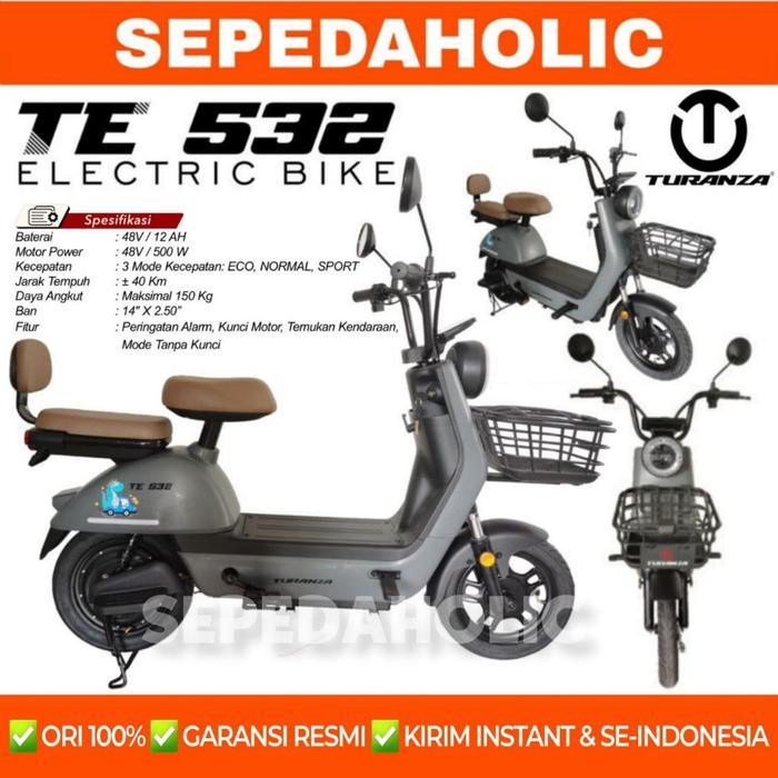 Gambar [SALE 3.3] Sepeda Listrik GODA 140A RABBIT 140 141 GOLDEN MONKEY VIPER FACELIFT 140DX 140 DX ATHENA / TURANZA TE 532 / GENIO ATTURA G1 Electric E Bike - (TE 532) Grey dari outletstore12 undefined Tokopedia
