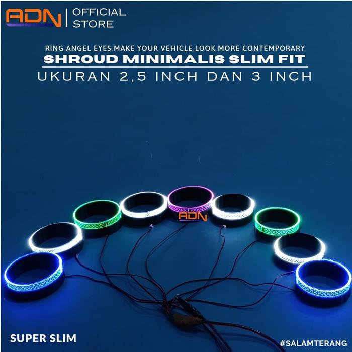 Gambar Shroud Angel Eyes Projector Biled Slim Fit MINIMALIST 3 inch 2.5 inch ADN - 3 inch, Hijau dari OTO LIGHTING_NEW undefined Tokopedia