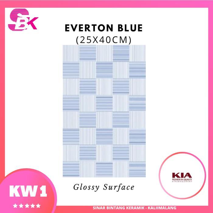 Gambar Keramik Dinding 25x40 Everton - Blue dari Sinar Bintang Keramikk undefined Tokopedia