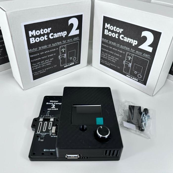 Tamiya Motor Boot Camp 2 Motor break-in system for mini 4WD