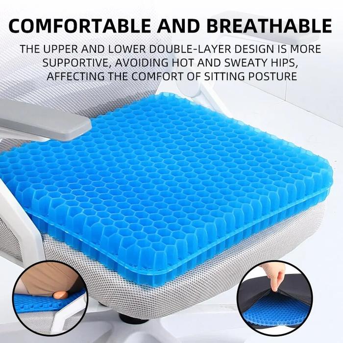 Gambar Gel Seat Cushion Summer Breathable Honeycomb Design For Pressure dari Marine Mart undefined Tokopedia
