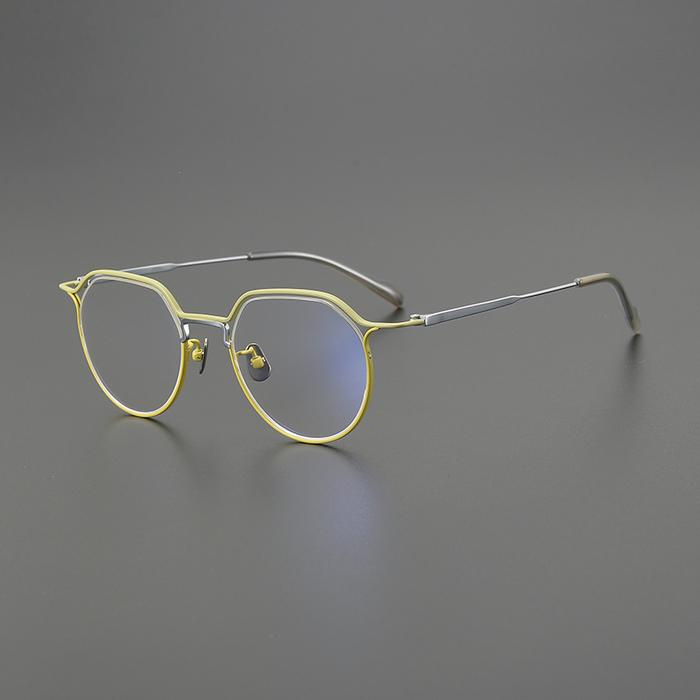 Jual Niche oval square glasses frame men's and women's big face