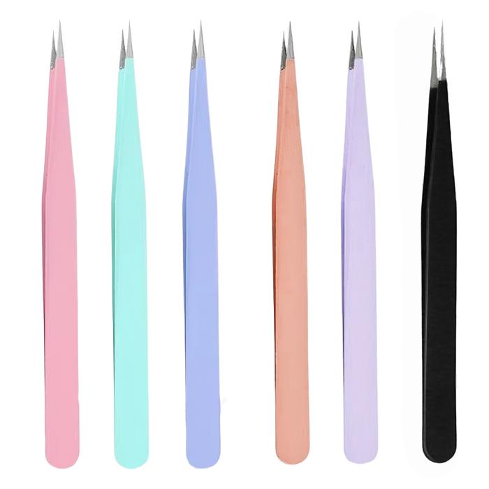 Gambar Pinset Bulu Mata Eyelash Pinset Lengkung Lurus Multifungsi Penjepit Sticker Tweezers Eyelash Extension HM1031 - LURUS RANDOM dari Maniac Acc undefined Tokopedia