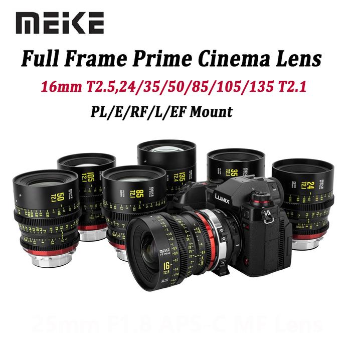 Jual Meike FF Full Frame Prime Cinema Lens 16mm