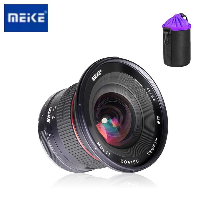 Manual Focus Meike 12mm Fuji Cine Lens 12mm Mft Cinema Lenses