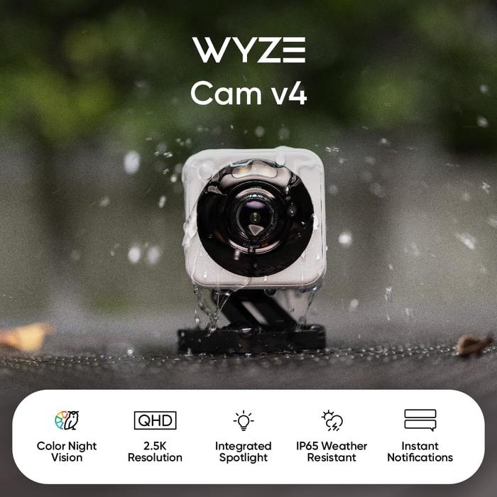Jual Wyze Cam v4, 2K HD Wi-Fi Smart Home Security Camera, Indoor