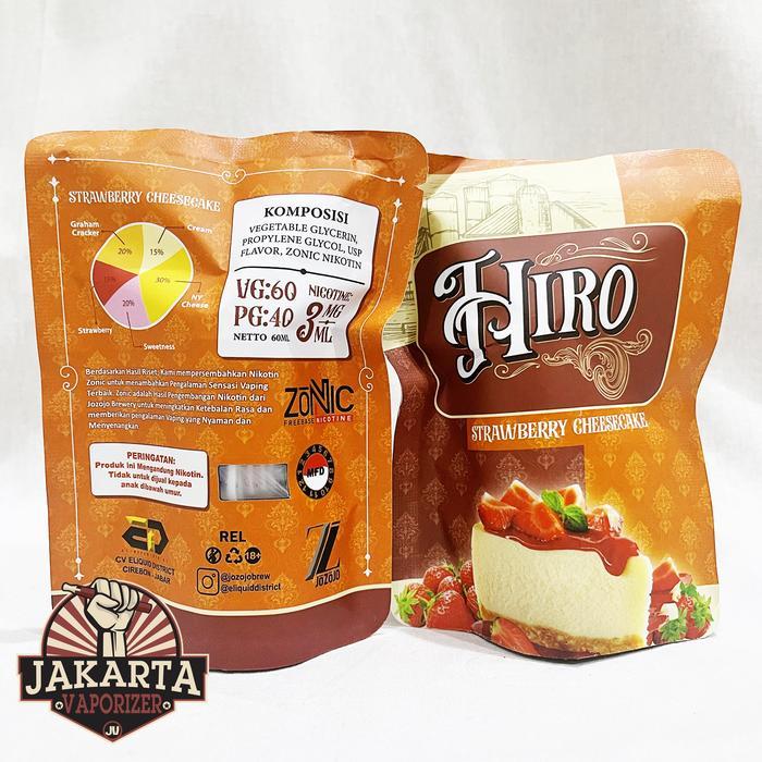 Gambar Baru Hiro Strawberry Cheesecake 60Ml By Jozojo Brew - 6MG dari tokosumberkuwu1 undefined Tokopedia