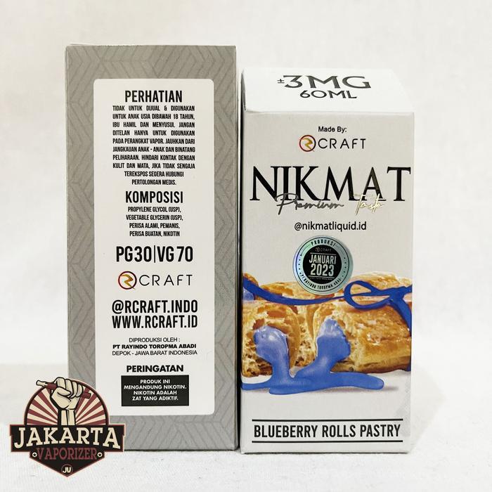 Gambar Baru Nikmat V2 Blueberry Rolls Pastry 60Ml By Rcraft - 3MG dari tokosumberkuwu1 undefined Tokopedia