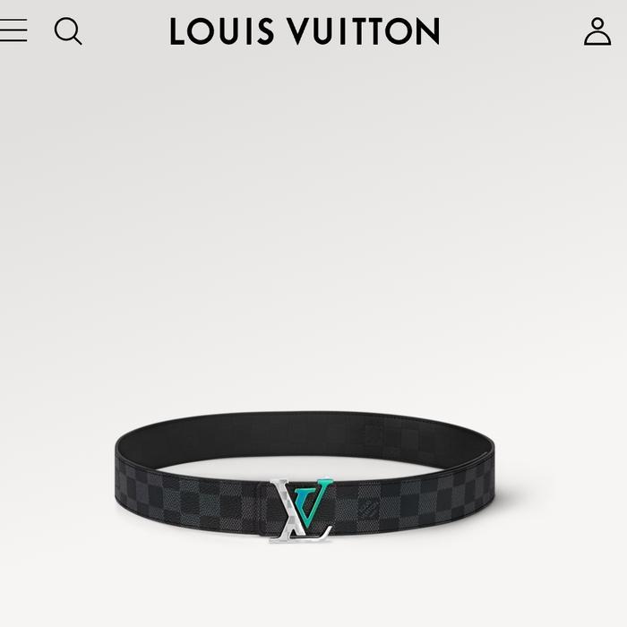 Ready Gan Sabuk Ikat Pinggang Belt Pria Lv Louis Vuitton Check 40mm  Reversible Belt Ready Gan