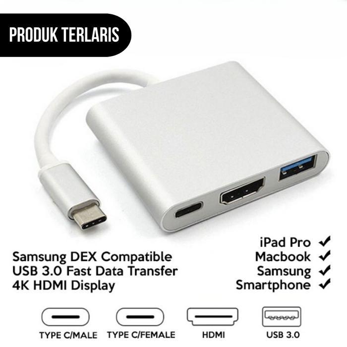 Hdmi Adapter Dex Cable S20 Jual Samsung Dex USB-C Hub HDMI USB C