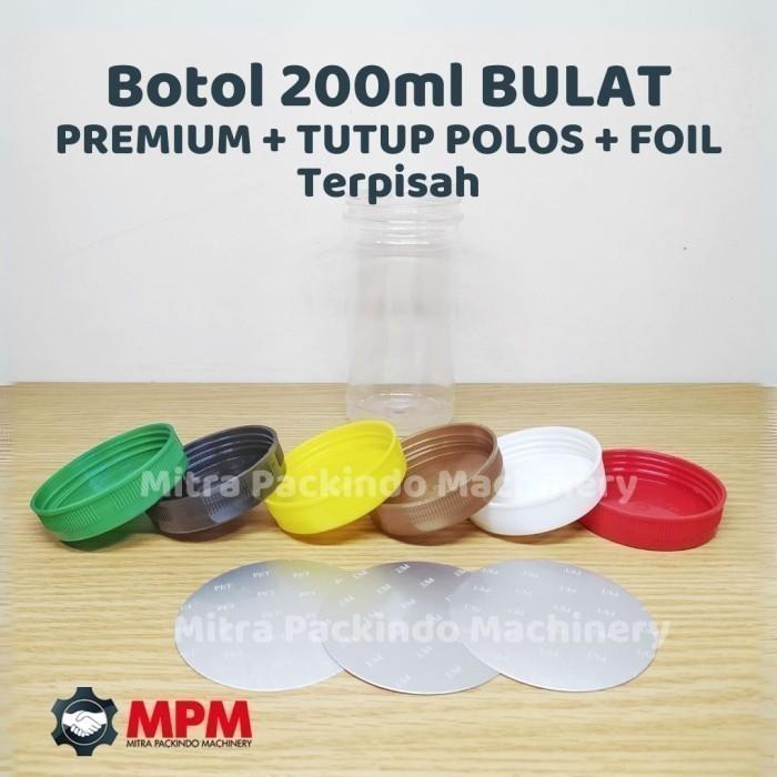 Gambar Botol Sambal Dengan Sumpel Tutup Dalam 150 175 200 ml Plastik PET - 200ml FOIL, Gold dari Mitra Packindo Machinery undefined Tokopedia