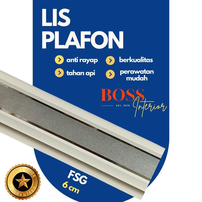 Gambar Lis Plafon | List Sudut Dinding PVC Banyak Motif Warna | Lis Tutup Plafon Ukuran Kecil Besar Murah - FSG - FSG dari Cahaya Boss Plafon undefined Tokopedia