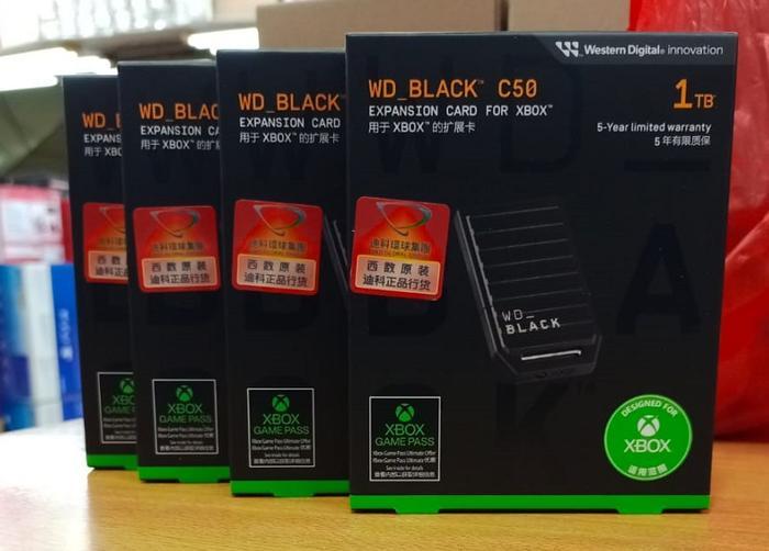 Jual Dijual Storage Expansion Card SSD WD 1TB C50 Black for Xbox - Main Image