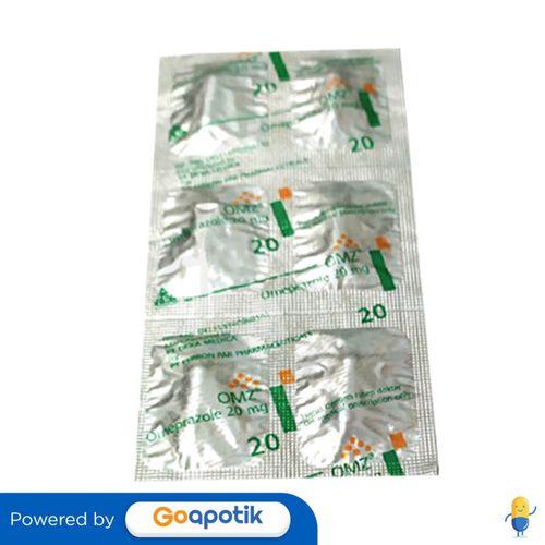 Gambar OMZ 20 MG STRIP ISI 6 KAPSUL dari Apotek Kosambi By GoApotik undefined Tokopedia