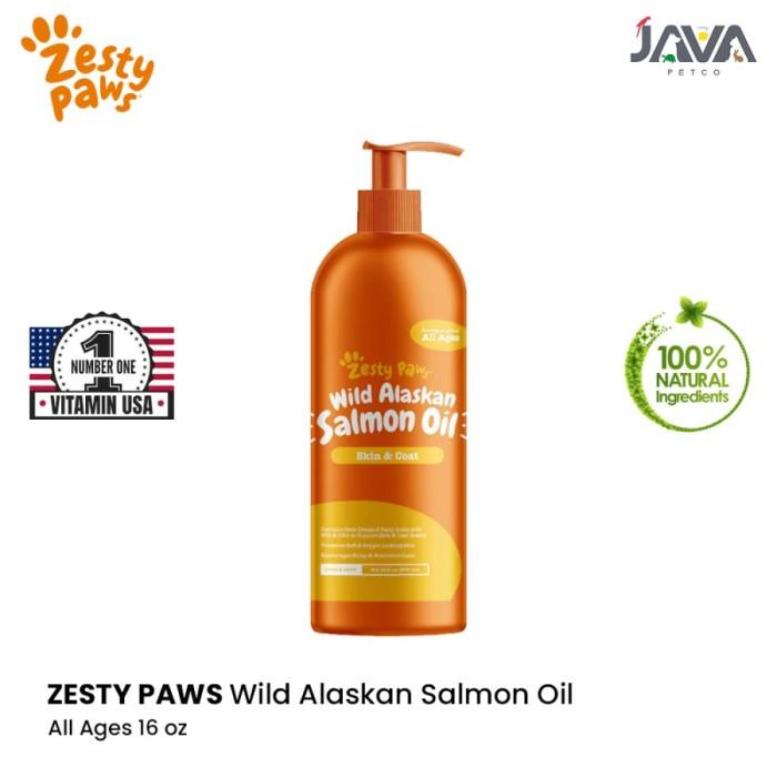 Jual Zesty Paws Pure Wild Alaskan Salmon Oil for Skin and Coat