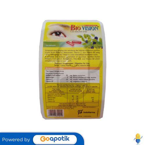Gambar BIOVISION STRIP 10 KAPSUL dari Apotek Kosambi By GoApotik undefined Tokopedia