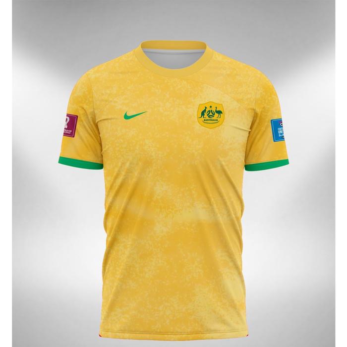 Gambar Jersey Australia Home Away Piala Dunia 2022 Full Patch - HOME, S dari tadestata undefined Tokopedia