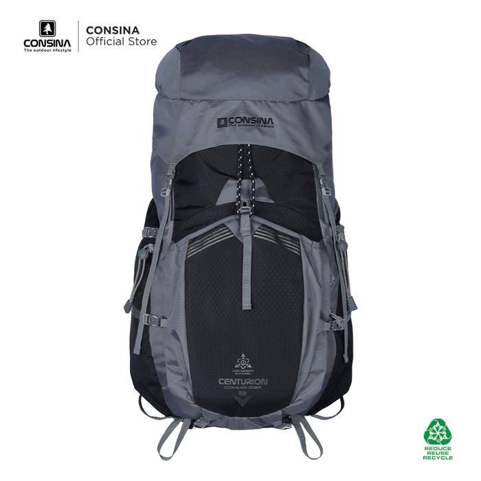 Gambar CONSINA CENTURION COMMANDER EXPERT SERIES RANSEL GUNUNG 45L | OUTDOOR HIKING TREKKING - Shadow Black dari Bintang Dilangit Shop undefined Tokopedia